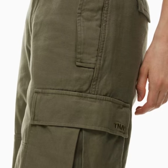 TNA Olive Utility Cargo Pants - Picture 4 of 11